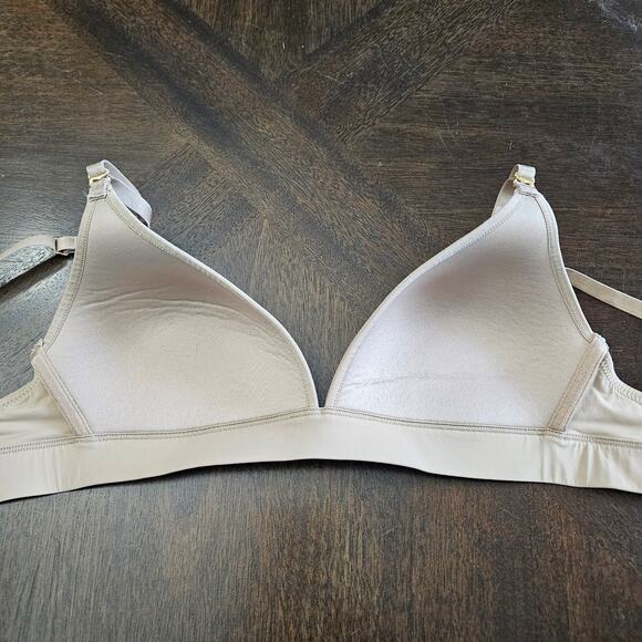 ThirdLove 24/7 Classic Wireless Bra Womens Size 32B1/2 Nude Tan Seamless Stretch - Picture 5 of 8